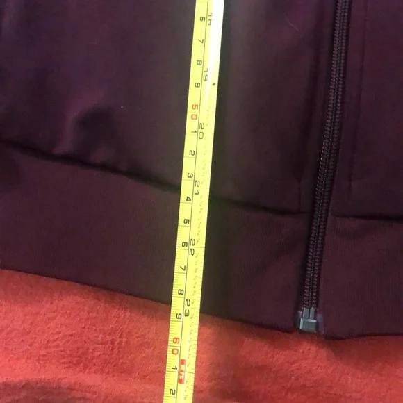 Adidas RARE awesome trefoil track coat with banded writing on back Sz XS EUC - Picture 5 of 10